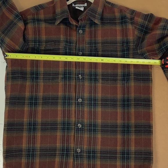 Columbia Mens Wool Blend Jacket Shacket Button Down Shirt Lined Large - Picture 11 of 14